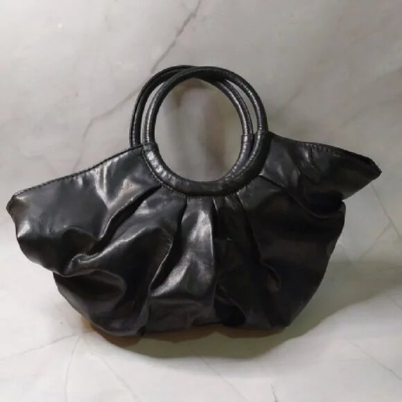 Cream Black Hat, Black Purse, Silver Purple Earrings, Wet Hair Brush - Picture 9 of 16